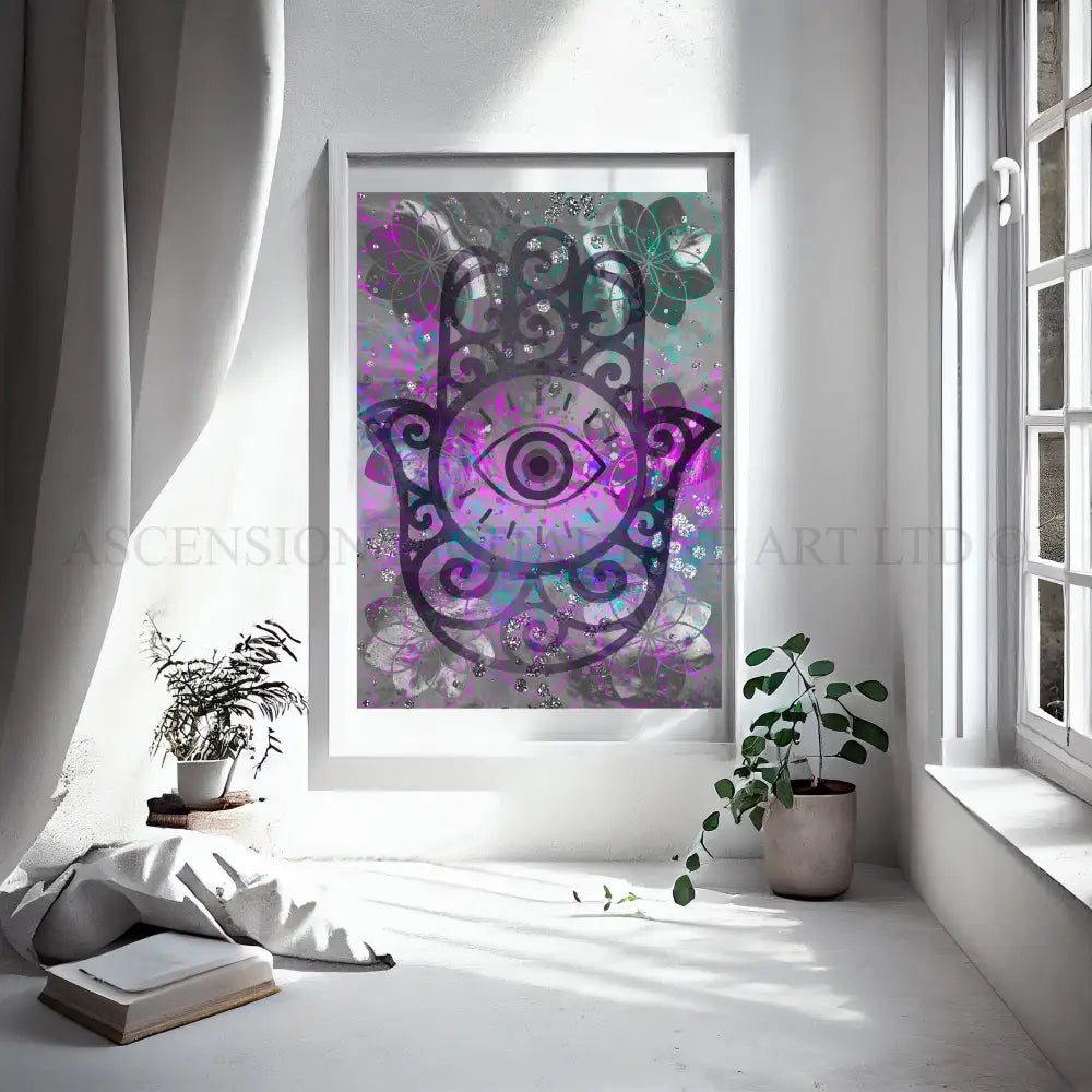 Meditation art print, spiritual wall art