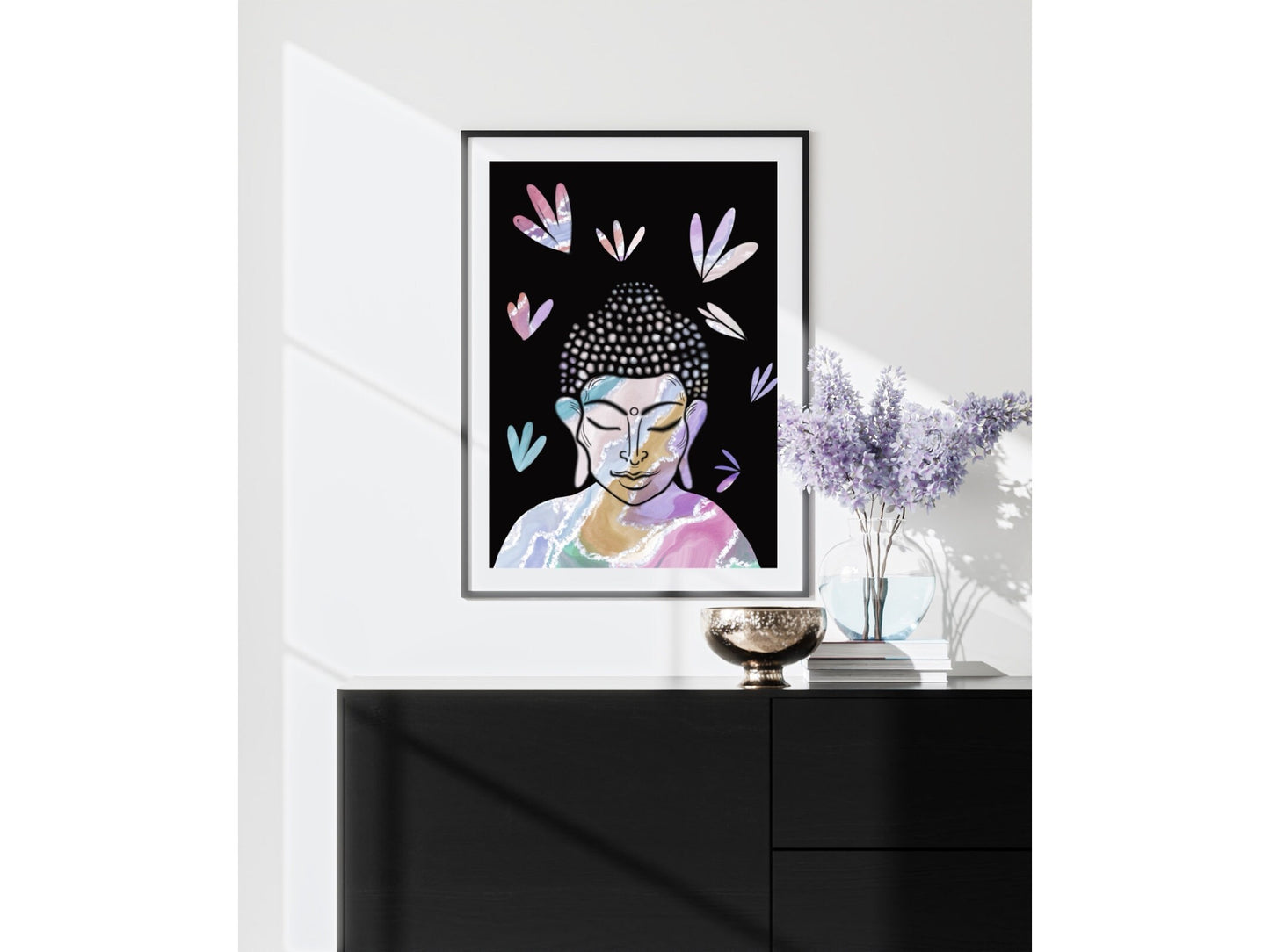 Wellness spiritual Buddha digital artwork art print download